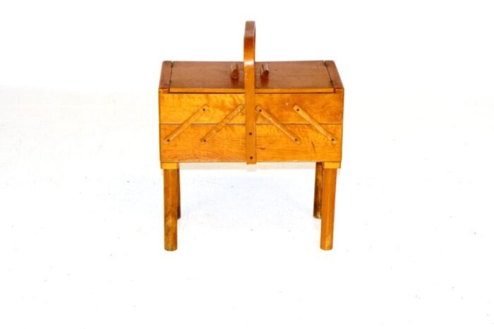 beech worktable denmark 1950s 1