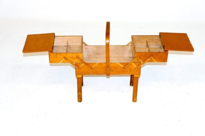 beech worktable denmark 1950s 3