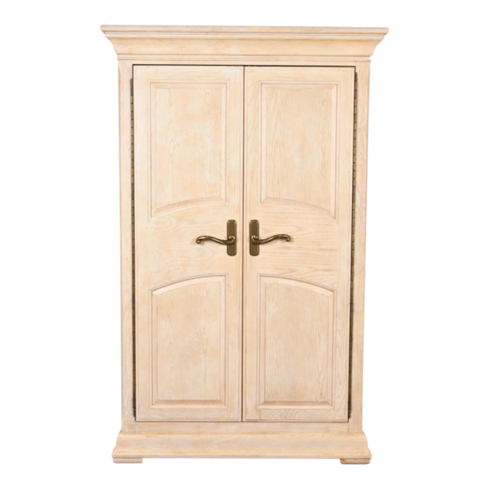 bernhardt mediterranean style oak armoire dresser 0052