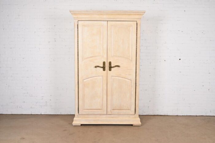 bernhardt mediterranean style oak armoire dresser 2189