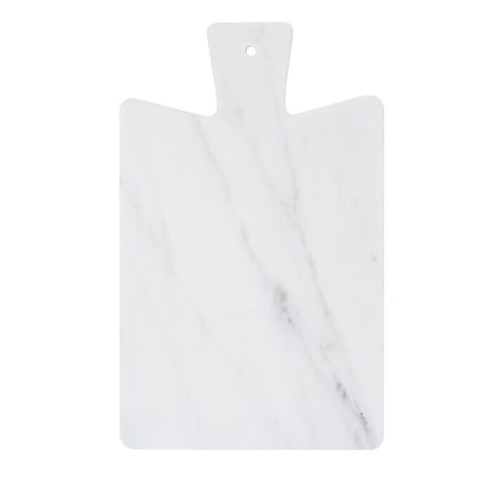 big white carrara marble chopping board from fiammettav home collection 1