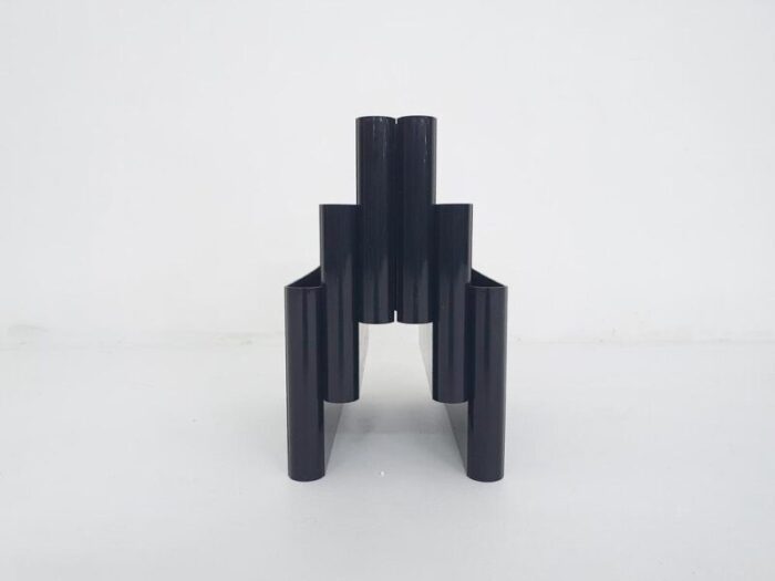 black magazine stand attributed to giotto stoppino for kartell italy 1960s 2940