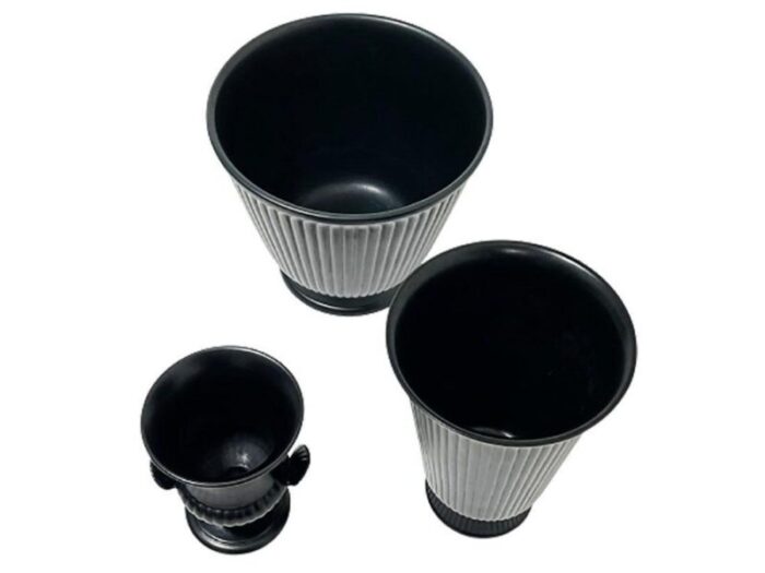 black ravenstone set from wedgwood set of 3 2