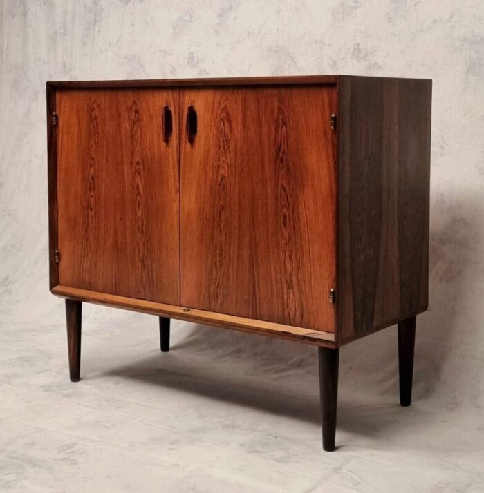 bookcase in rosewood by ejvind johansson for ivan gern 1960 5846