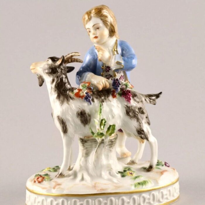 boy with a goat from meissen 2