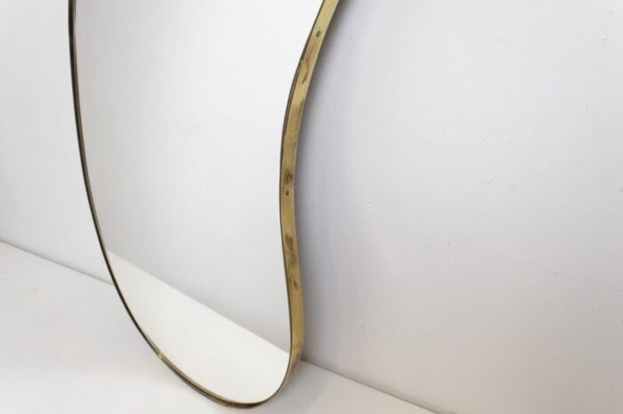 brass edge fagolo mirror 1950s 2