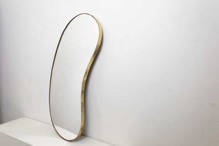 brass edge fagolo mirror 1950s 3