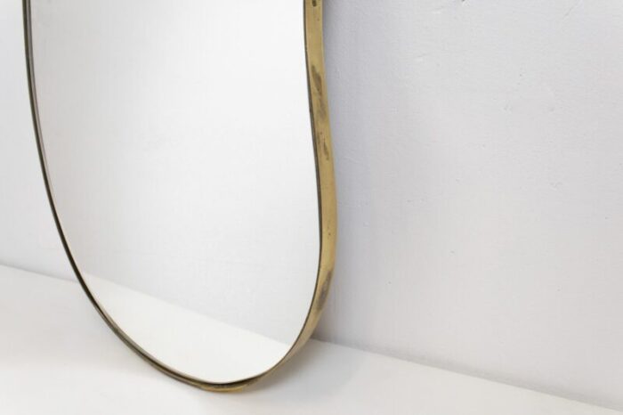 brass edge fagolo mirror 1950s 4