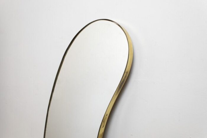 brass edge fagolo mirror 1950s 5