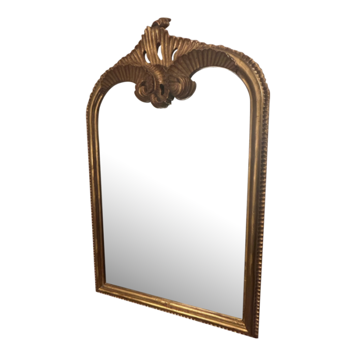 bronze gold acanthus mirror 3203