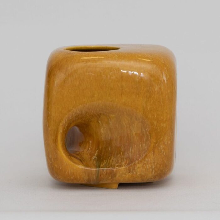 ceramic cube vase from bertoncello ceramiche 1960s 6