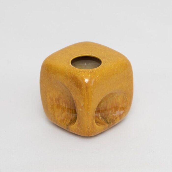 ceramic cube vase from bertoncello ceramiche 1960s 8