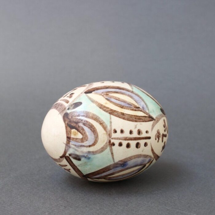 ceramic easter egg from atelier madoura 1960s 10