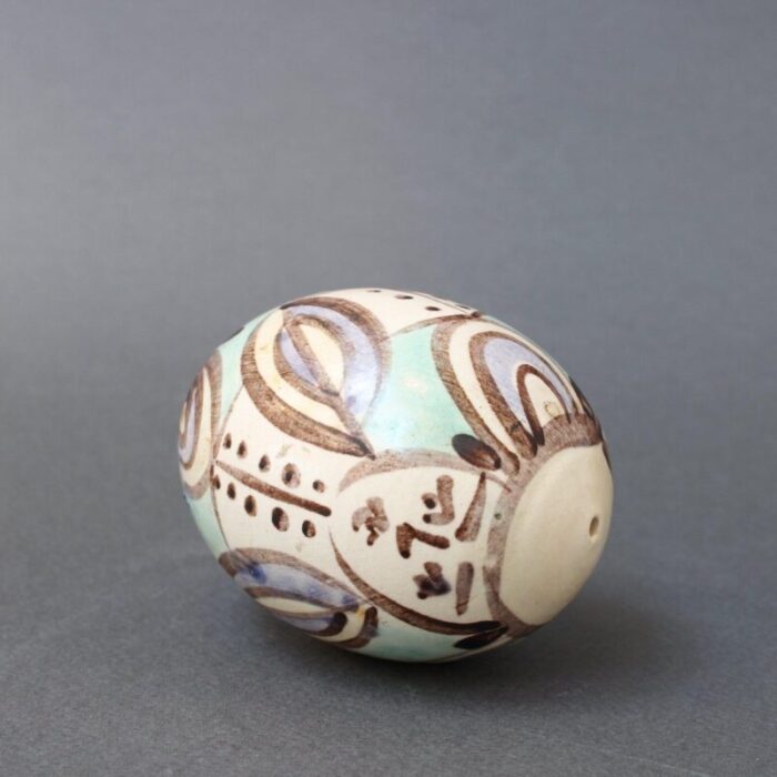 ceramic easter egg from atelier madoura 1960s 11