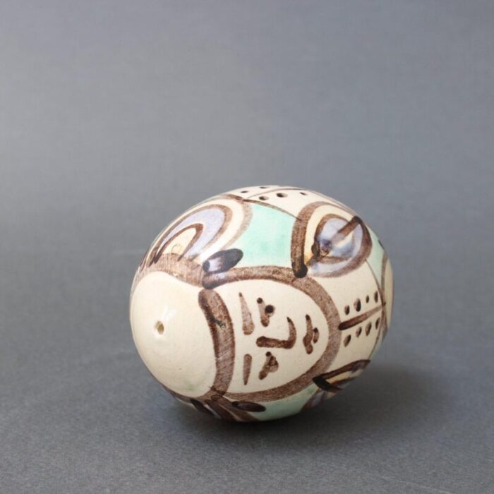 ceramic easter egg from atelier madoura 1960s 12