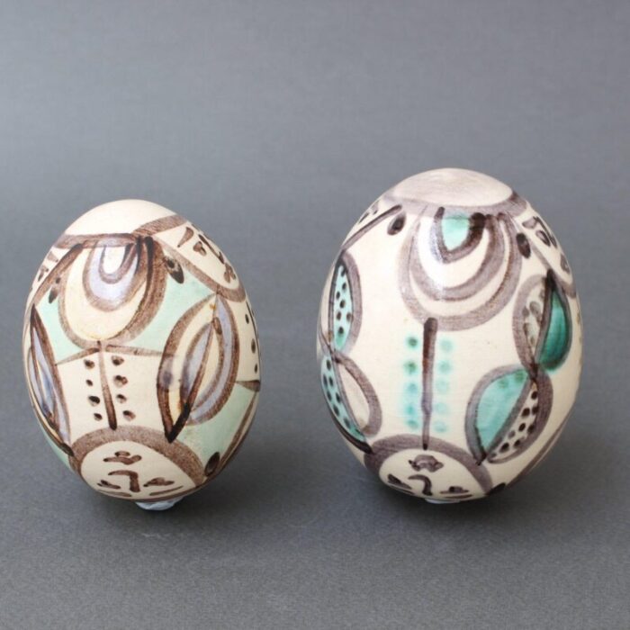 ceramic easter egg from atelier madoura 1960s 14