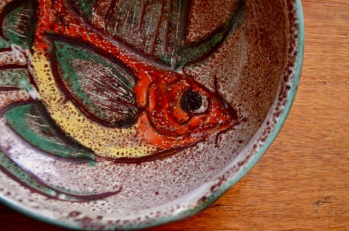 ceramic fish by daniel etienne 1960s 2