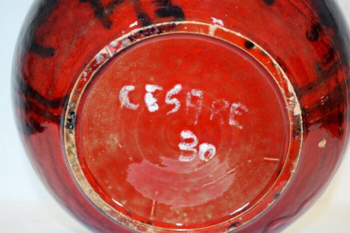 ceramic vase by cesare sartori 1960s 6