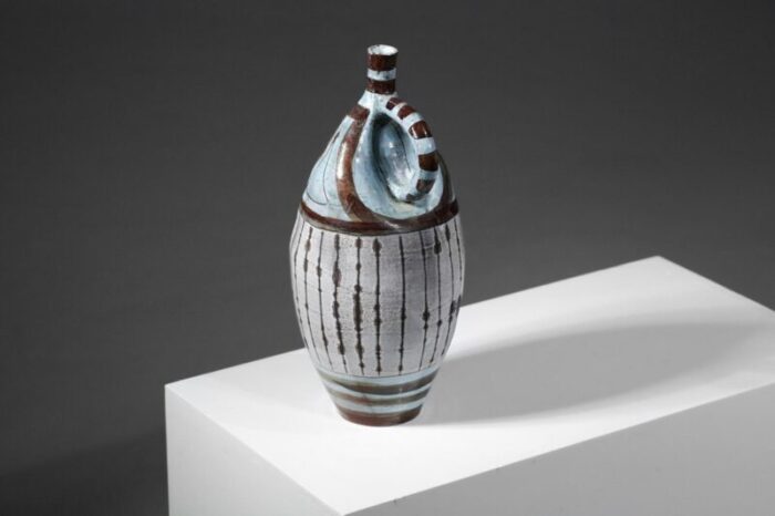 ceramic vase by franco cardinali for vallauris 1950s 13