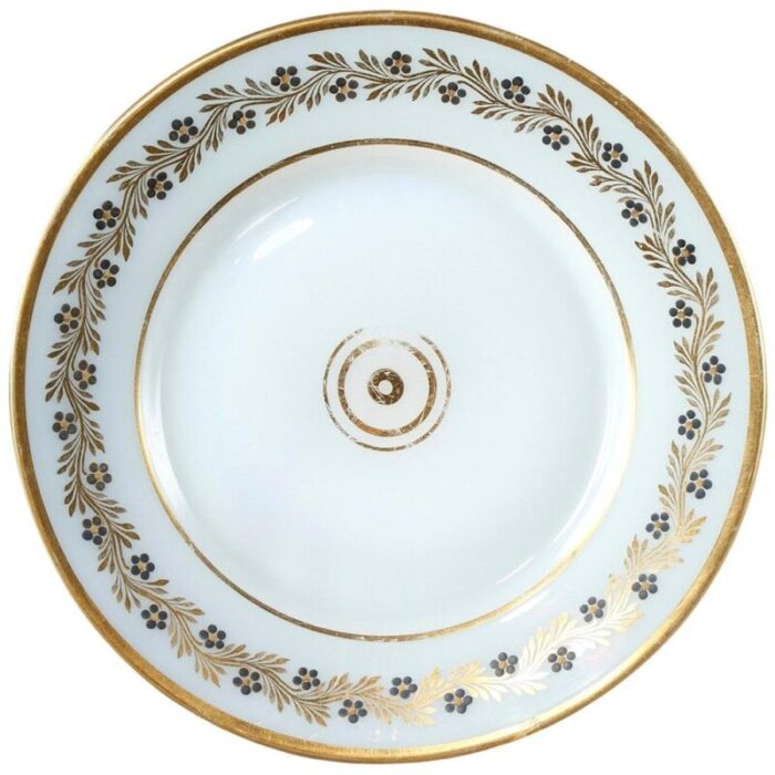 charles x white opaline plate by jean baptiste desvignes 1