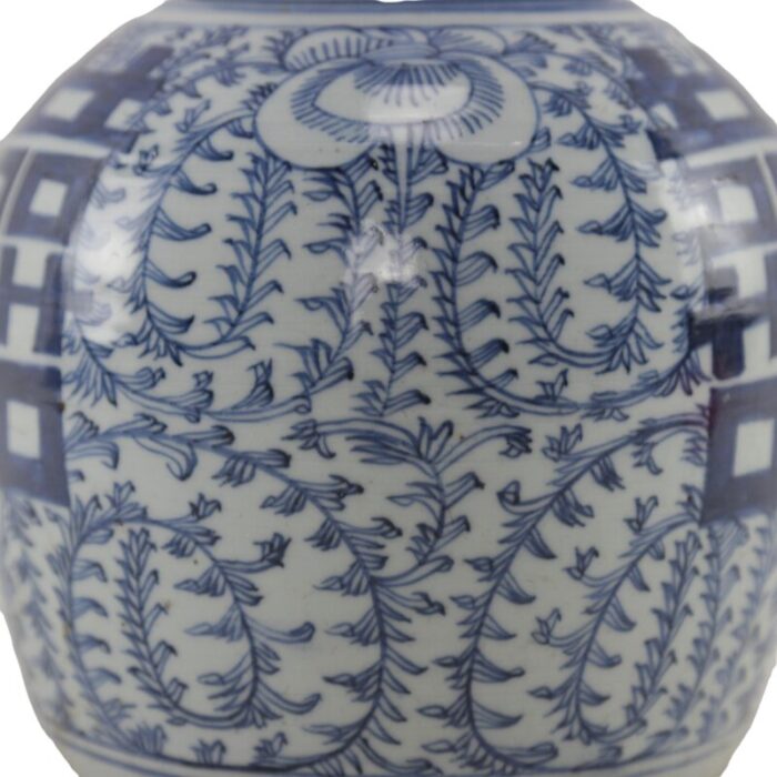 china mid qing blue and white porcelain ginger jar 7920