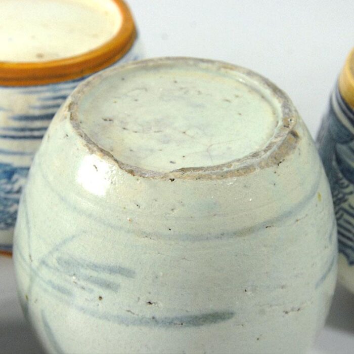 chinese ceramic ginger jars 1890s set of 6 5483