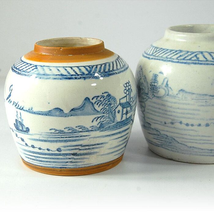 chinese ceramic ginger jars 1890s set of 6 7469