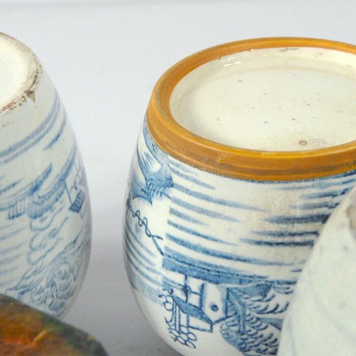 chinese ceramic ginger jars 1890s set of 6 7775