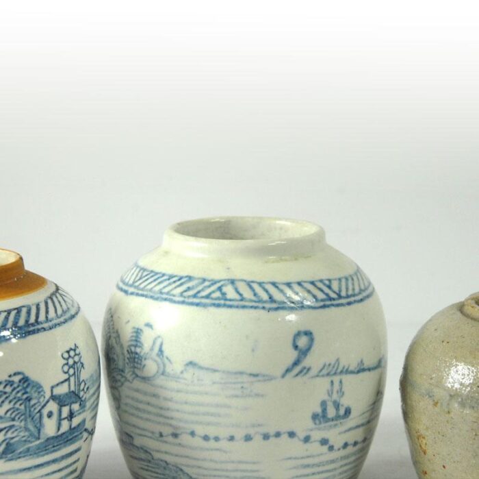 chinese ceramic ginger jars 1890s set of 6 9998