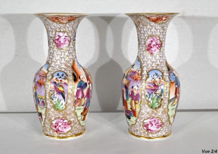 chinese porcelain vases 1890s set of 2 10