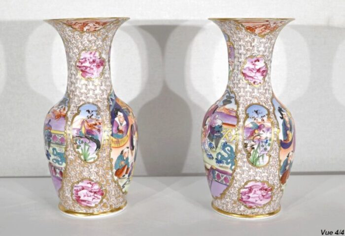 chinese porcelain vases 1890s set of 2 24