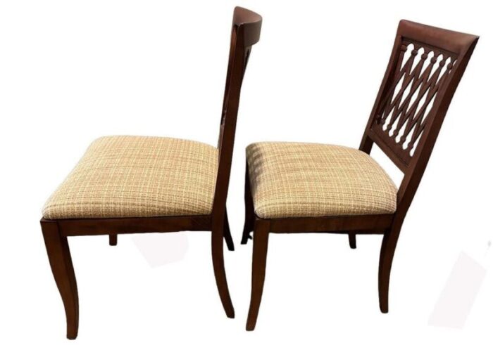 chris cross back chairs a pair 9301