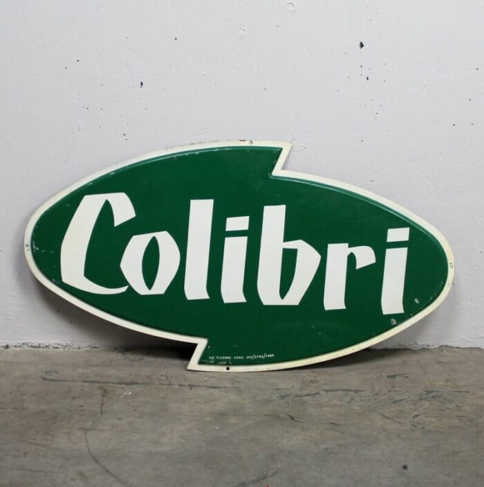 colibri advertising sign 1960s 1