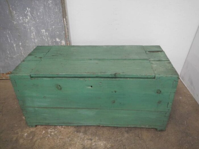 colored larch wooden case 1950s 2