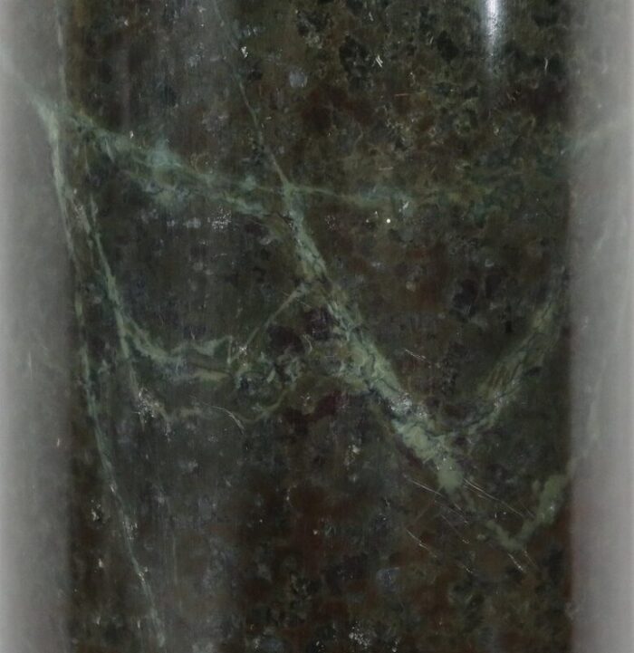 column with rotating top in sea green marble late 19th century 6