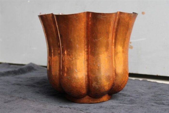 copper jar by nino ferrari for gio ponti 1930 1