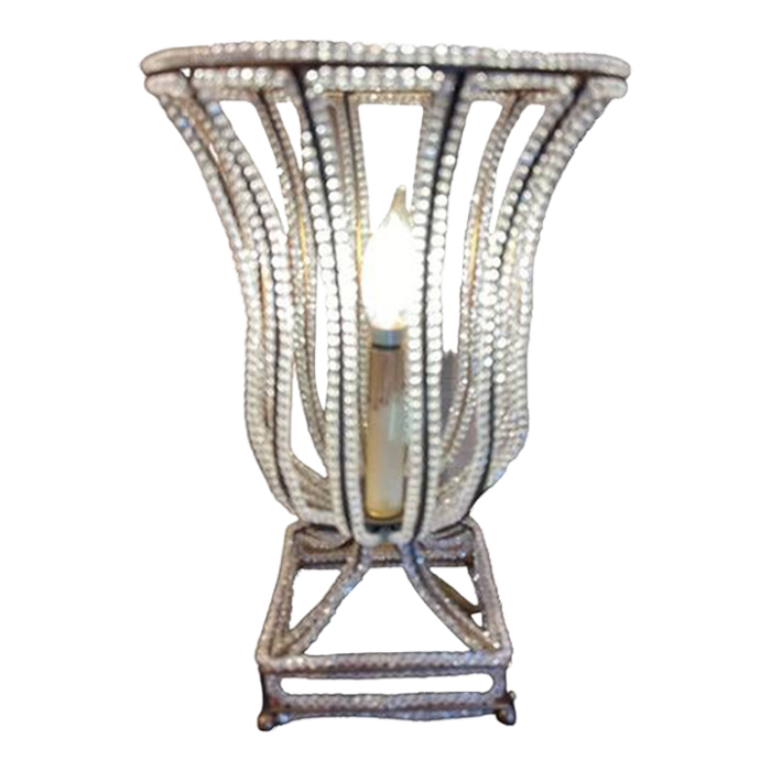 crystal style sconce console lamps a pair 2297