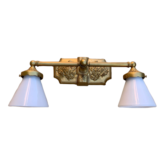 custom 1038a roma i sconce in aged gold finish by 20th century lighting 5946