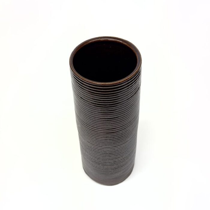 cylindrical artisanal pottery curation group of 5 1608