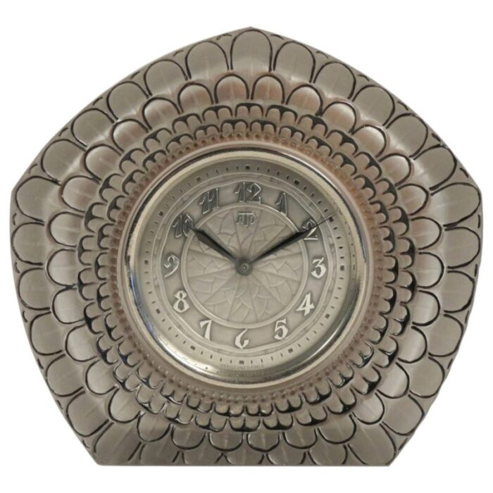 dahlia model ato 1 clock by rene lalique 1