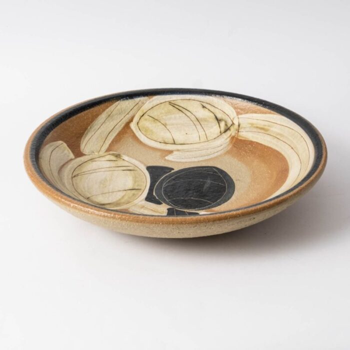 danish ceramic bowl by noomi backhausen for soholm stentoj 1970s 3