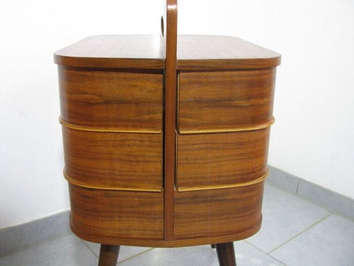 danish sewing box in teak 1960s 10