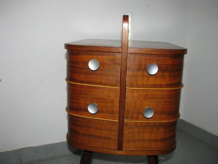 danish sewing box in teak 1960s 8