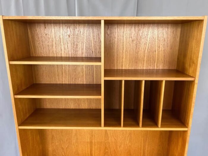 danish up mbelfabrik poul hundevad style teak bookcase and cabinet hutch 1970s 8990