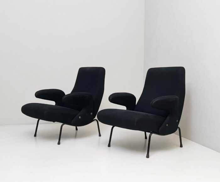 delfino armchairs by erberto carboni from arflex 1950s set of 2 0669