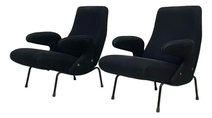 delfino armchairs by erberto carboni from arflex 1950s set of 2 5582