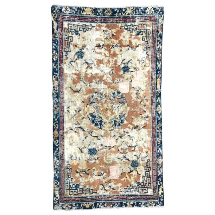 distressed chinese rug 1