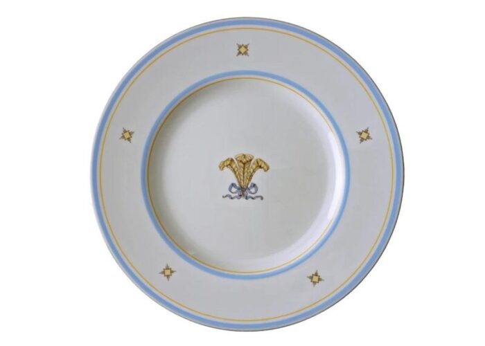 early 20th century minton prince of wales heraldic dinner plates art deco set of 10 3586