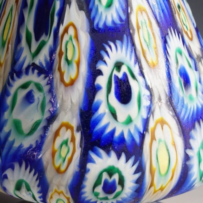 early 20th century murano millefiori murrine vase by vetreria fratelli toso 6