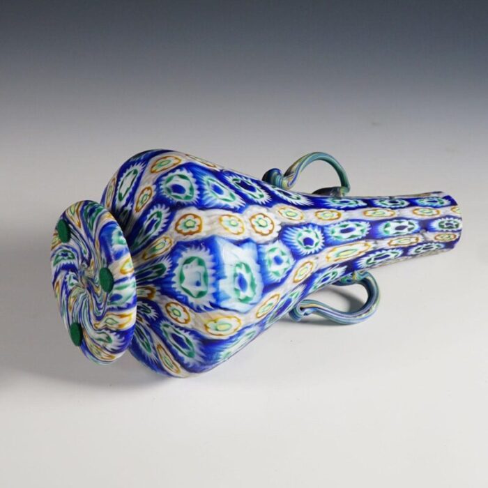 early 20th century murano millefiori murrine vase by vetreria fratelli toso 7